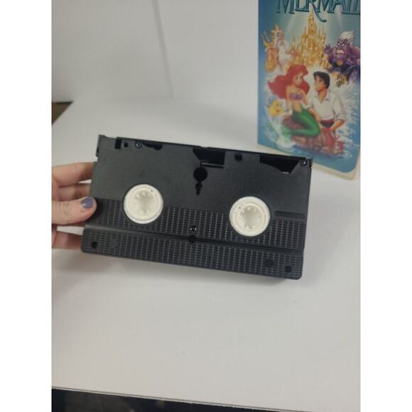 Disney THE LITTLE MERMAID VHS 1989 Black Diamond Edition Banned Cover OPENED - Picture 11 of 11